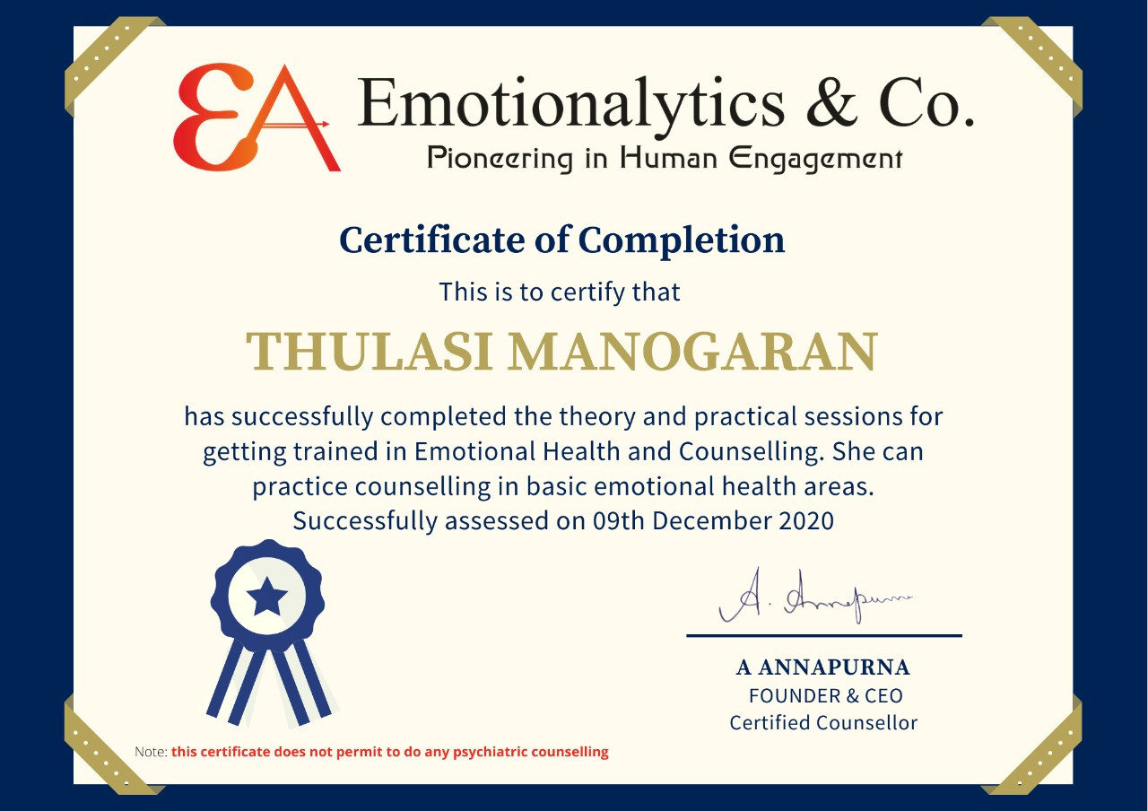 Emotional health & Counselling